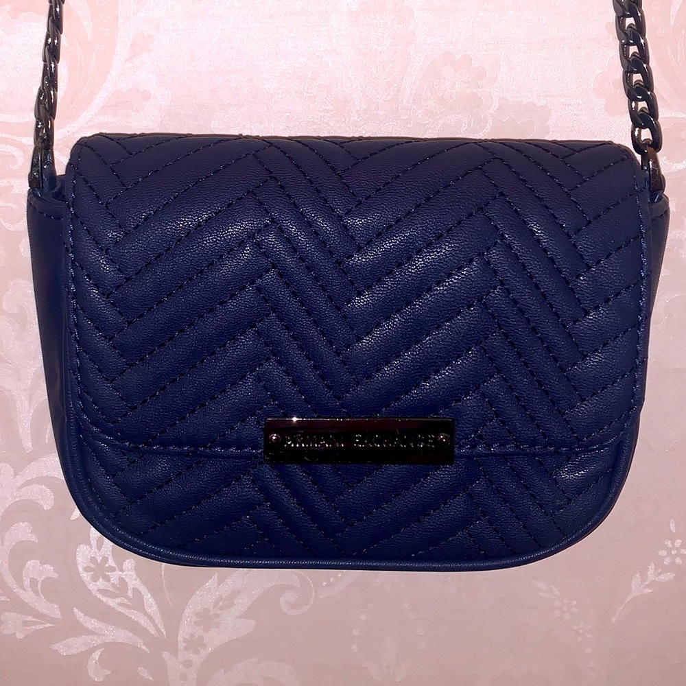 Armani Exchange Navy Blue Crossbody Mini Purse